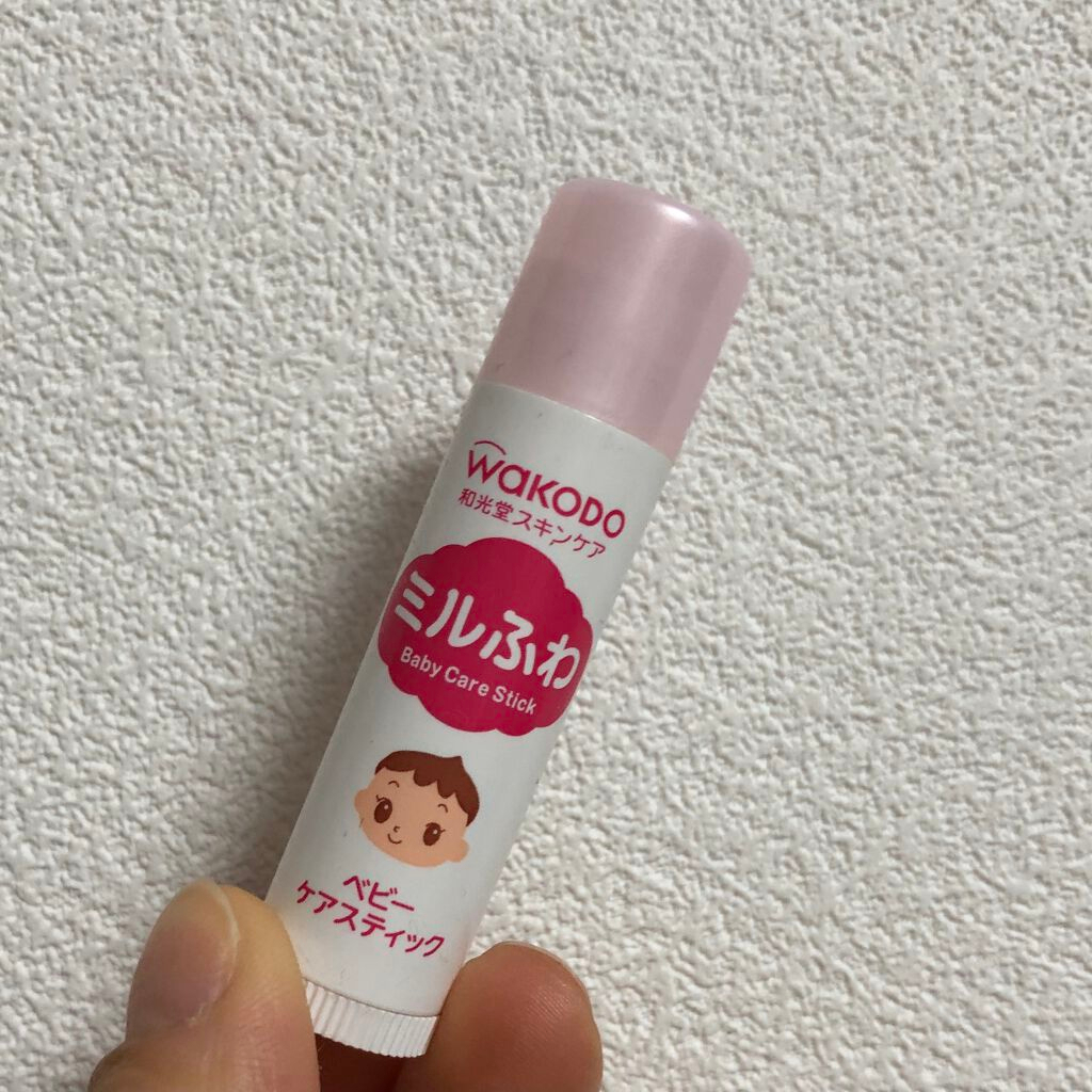 Son dưỡng môi cho bé Wakodo cho bé Baby Care Stick 5g nội địa Nhật Bản