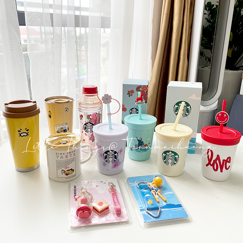 Mẫu 2023 ly inox, cốc sứ Starbucks Hàn Quốc, hàng chính hãng