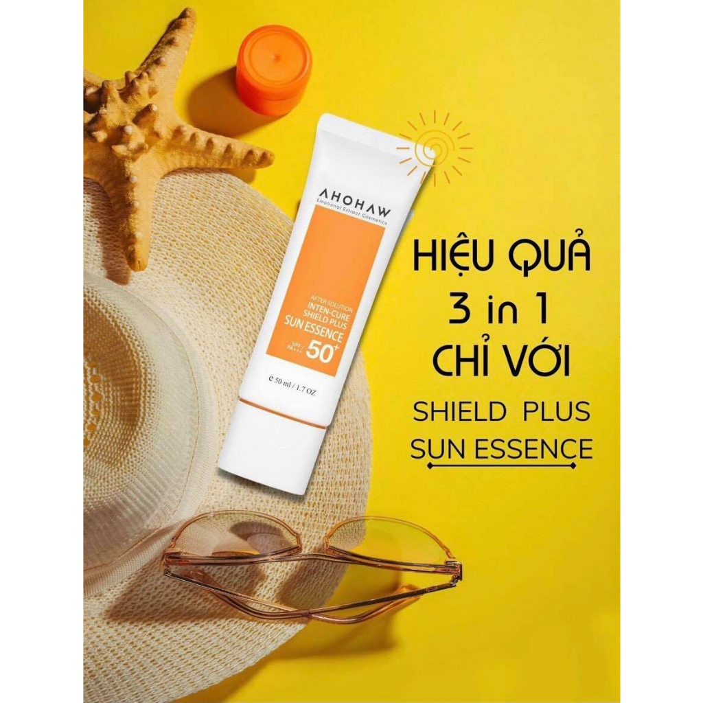 Tinh chất chống nắng Sun Cream/Sun Essence SPF 50+/PA+++ Ahohaw After Solution  chính hãng