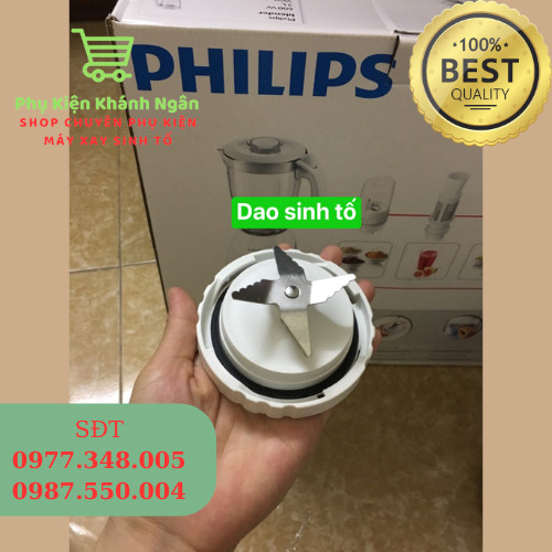 (PHỤ KIỆN MÁY XAY CHÍNH HÃNG) DAO SINH TỐ PHILIPS HR2115/ HR2116/ HR2118/ HR2061/ HR2068