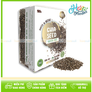 Hạt chia havafoodies hộp nhựa cao cấp 160gr - chia seed