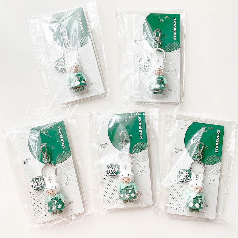 Keychain thỏ chính hãng Starbucks Hàn Quốc