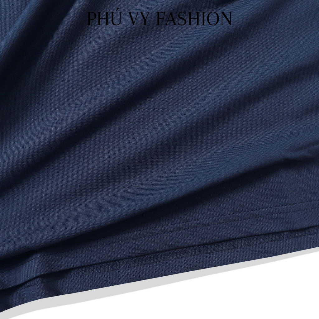 Áo polo nam basic tay ngắn vải cotton cá sấu với ba màu dễ phối đồ