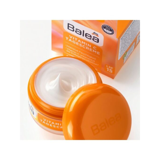 ⭐⭐⭐⭐⭐✨🌸Kem Dưỡng Da Balea Vitamin C Giúp Da Trắng Sáng, Đều Màu, 50ml🌸🌸🌸🌸