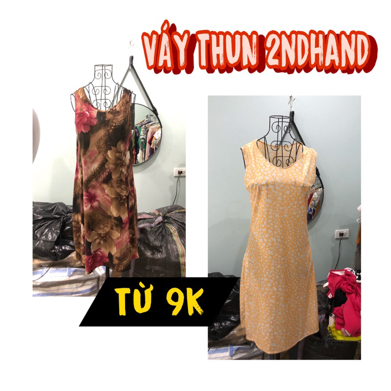 VÁY THUN LẠNH NHIỀU KIỂU TỪ 9k - Hàng thùng hàng si
