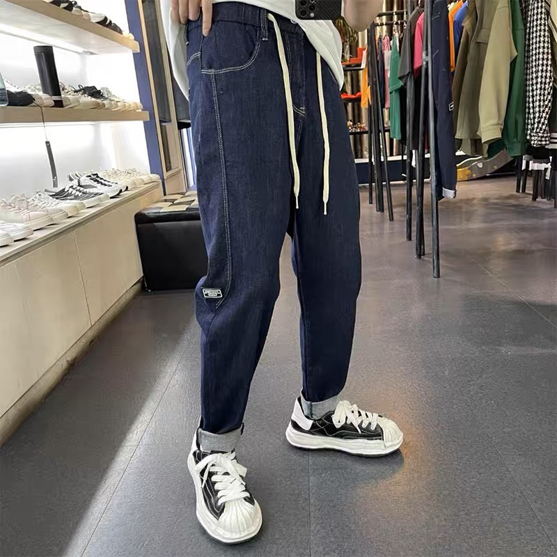 Quần Jean Nam Dáng Jogger Ống Suông Mặc Đi Làm Đi Chơi Thoải Mái Quần Bò Top Xu Hướng Hình Ảnh + Video [BGJ008]