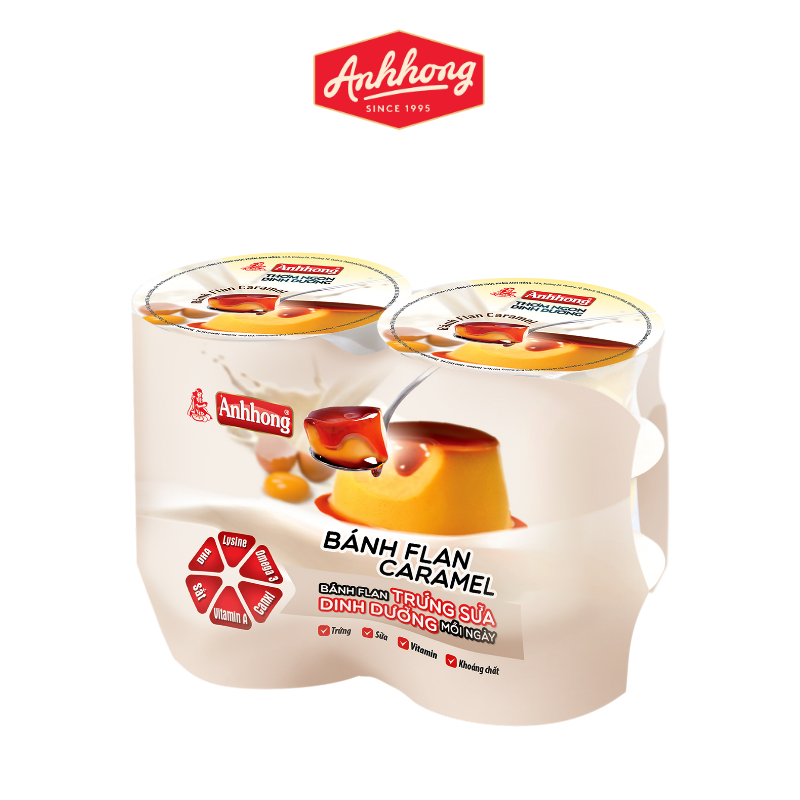 Bánh Flan Caramel Truyền Thống Ánh Hồng 54g