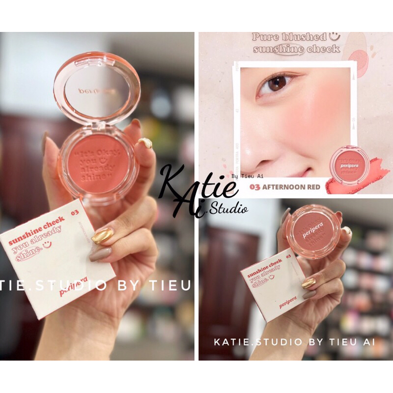 Phấn má hồng Peripera Pure Blushed Sunshine Cheek