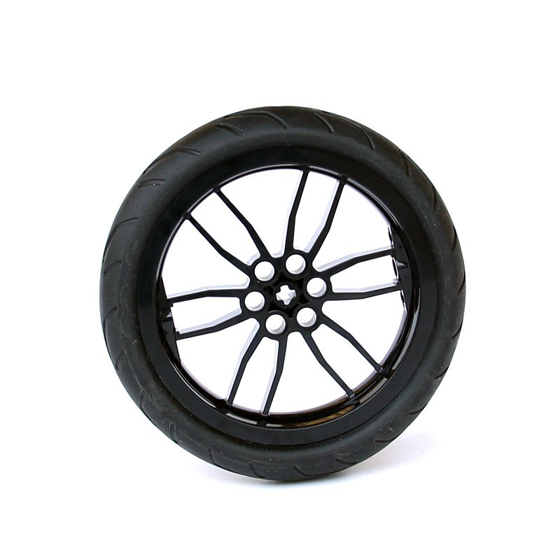 Phụ kiện technic 1 cặp bánh xe moto 88516 88517