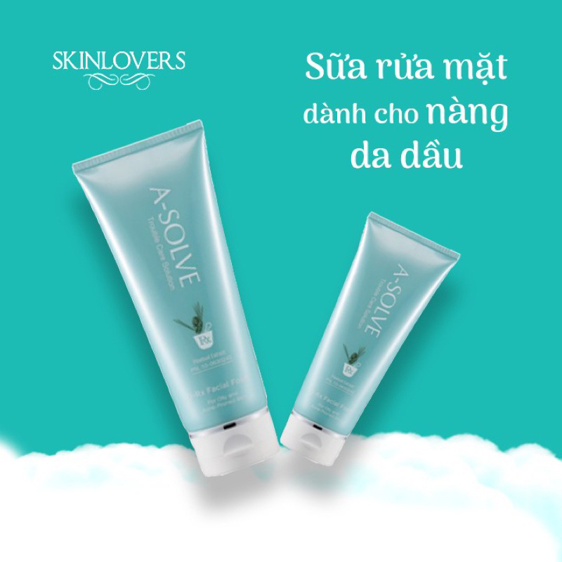 Sữa rửa mặt Skinlovers A-Solve Dành Cho Da Dầu Và Mụn 150ML