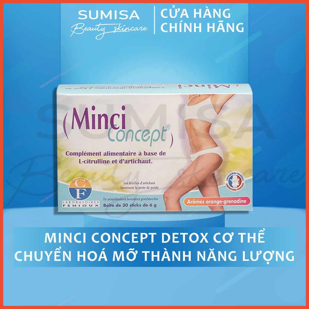 Minci Concept Detox cơ thể chuyển hoá mỡ thành năng lượng