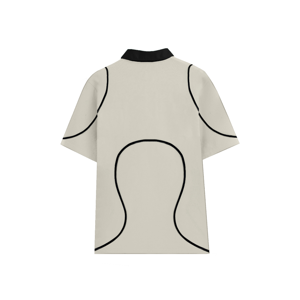 Áo Polo RVB CURVE LINE Polo BEIGE