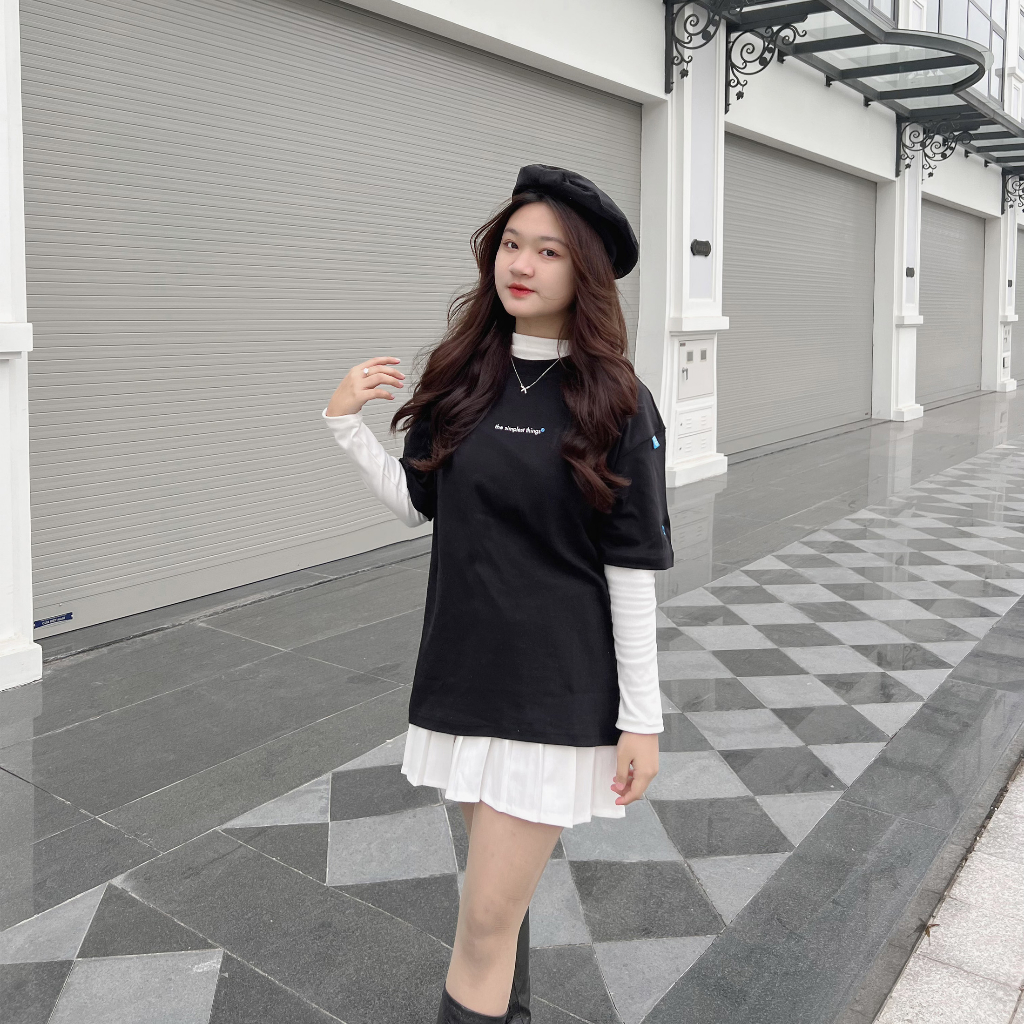 Áo Thun Local Brand Tay Lỡ Form Rộng Unisex NECCI MULTI Màu Đen Phông Basic Nam Nữ Cotton 100% Co Giãn Dày Dặn - MTD19