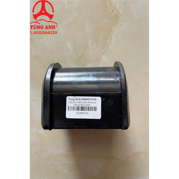 Cao su thanh cân bằng xe Howo lỗ to D50