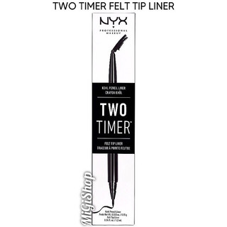 Bút kẻ mắt 2 đầu nyx two timer felt tip liner