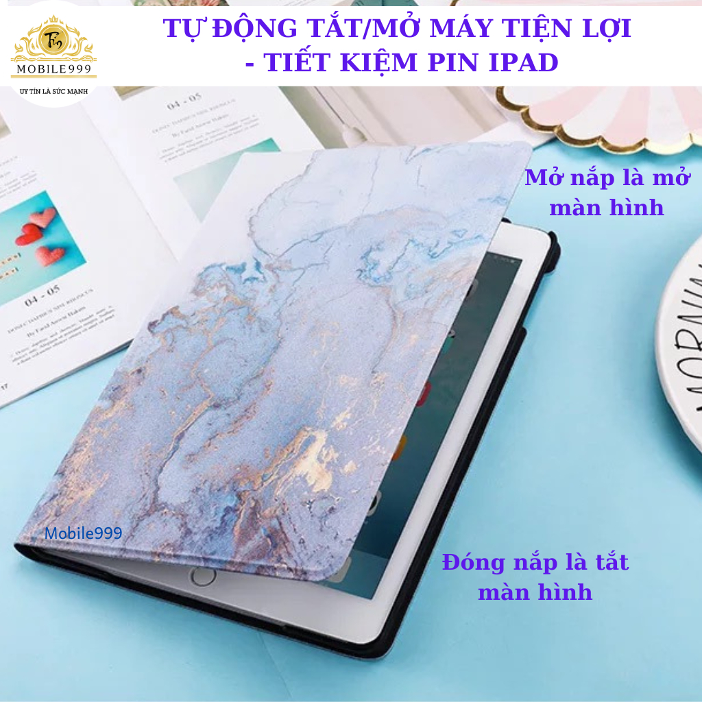 Ốp ipad Silicon hình Vân Đá chất đẹp ốp ipad Gen 5/6/7/8/9/10/Air 1/2/3/4/5/Pro 11/9.7/10.5...MOBILE999