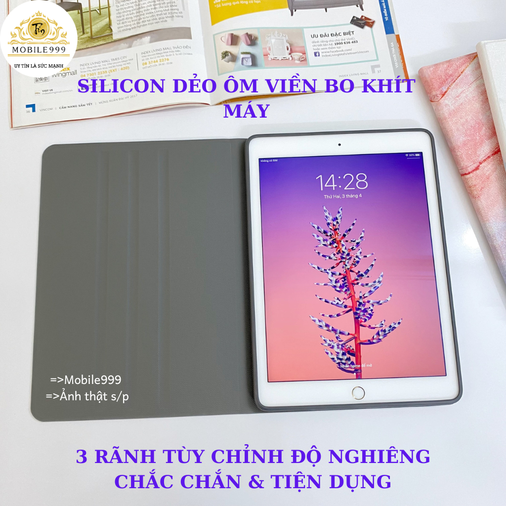 Ốp ipad Silicon hình Vân Đá chất đẹp ốp ipad Gen 5/6/7/8/9/10/Air 1/2/3/4/5/Pro 11/9.7/10.5...MOBILE999