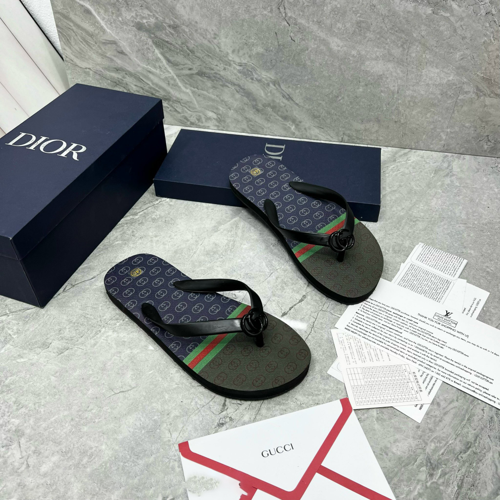 Dép Tông Nam Nữ Gucci 2023 - Đế Cao Su Đúc