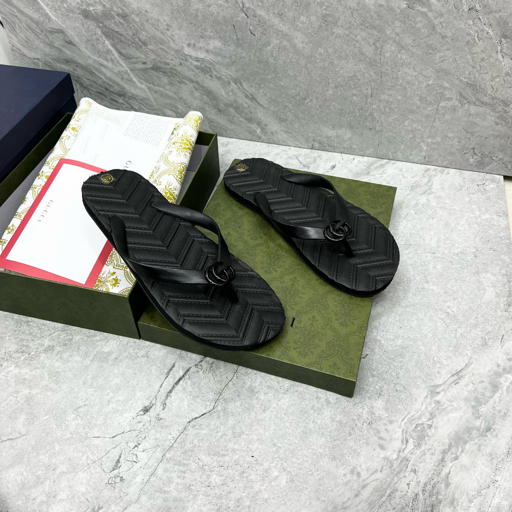 Dép Tông Nam Nữ Gucci 2023 - Đế Cao Su Đúc