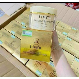 KEM BODY LIVY’S WHITENING BODY LOTION 250g  ( màu vàng )