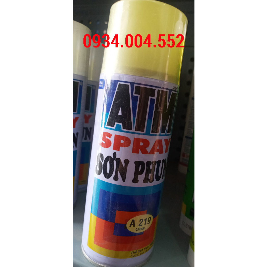 (Chính Hãng) Sơn Xịt màu cream Sanyo ATM A219
