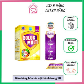 Mama Sữa non Colos Multi Pedia hộp 352g chính hãng ( 22 túi x 16gr) - Chuyên biệt giúp bé ăn ngon