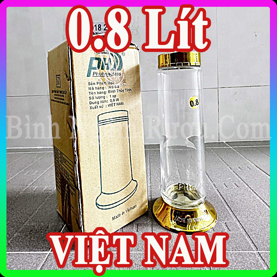 PH - 0.8 Lít | Việt Nam | Bình Ngâm Táo Mèo, Ngâm Chuối Hột, Ngâm Nhân Sâm - Sâm Ngọc Linh - [GIÁ SIÊU RẺ]
