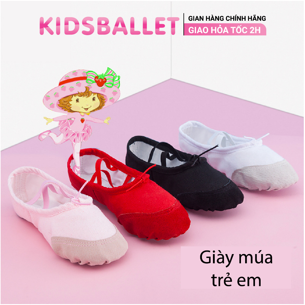 Giày Múa Ballet Cho Bé Giày Khiêu Vũ Giày Múa Trẻ Em