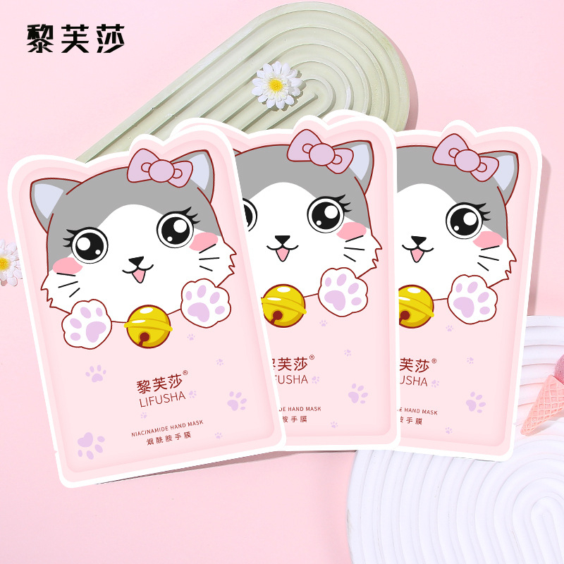 Mặt Nạ ủ Tay Con Mèo Cấp Ẩm Dưỡng Da Tay Mềm Mại