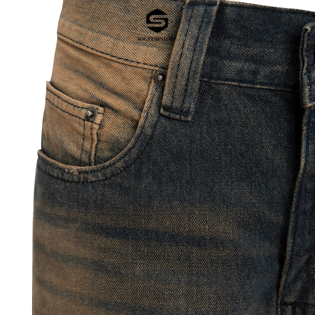 Quần jeans Nam ống rộng suông WideLeg Vintage Faded Indigo Cao cấp | BigBuy360 - bigbuy360.vn