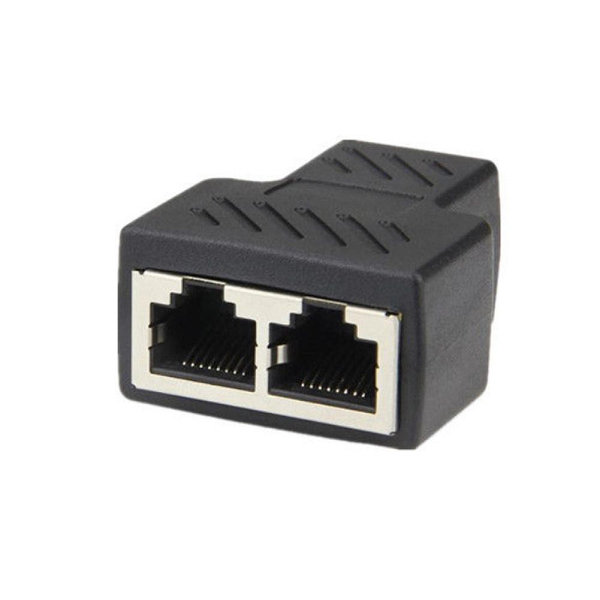 Đầu Nối Chia Mạng LAN RJ45 Từ 1 Ra 2 Cổng