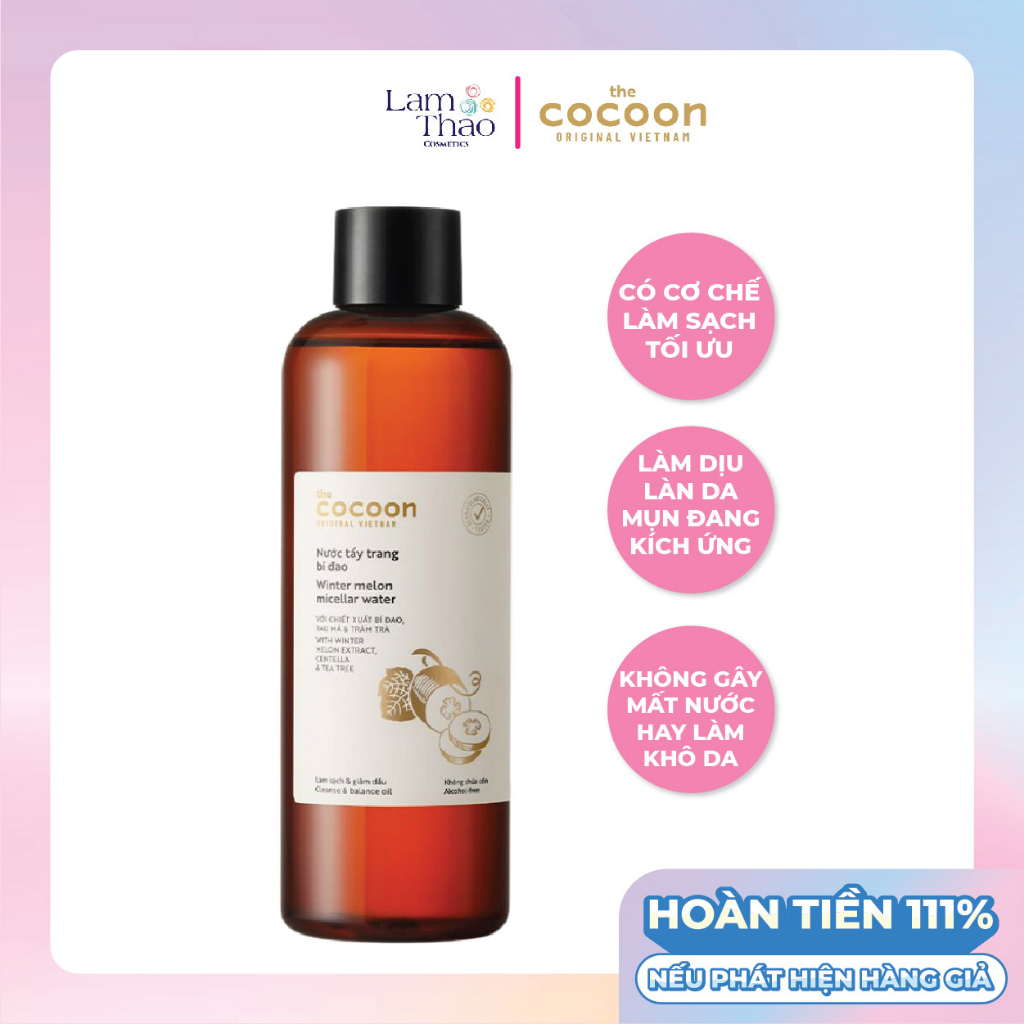 Nước Tẩy Trang Cocoon Micellar Water