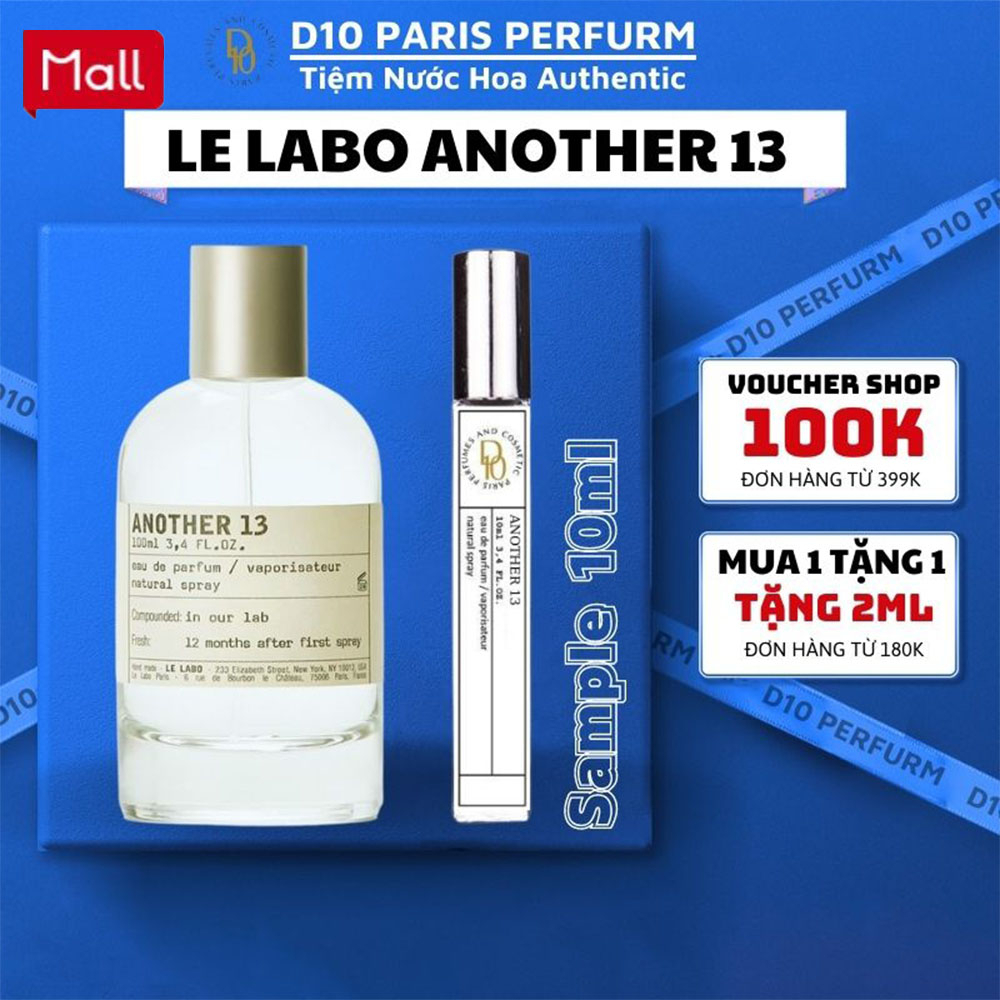Nước hoa nam nữ chiết 10ml Le LaBo Another 13,33 chính hãng