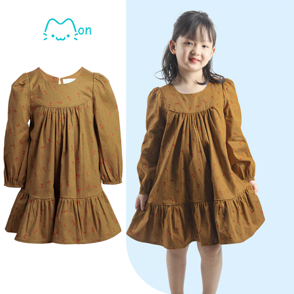 Váy babydoll hoa nhí dễ thương cho bé gái