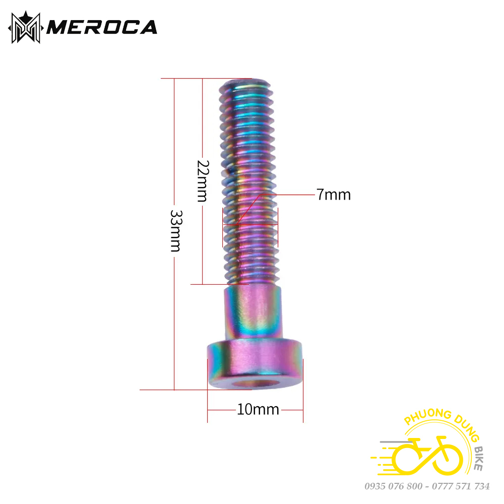 Nắp đậy pô tăng xe đạp MEROCA