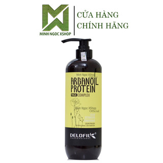 Dầu xả phục hồi dưỡng ẩm Delofil Arganoil Protein 800ML chính hãng