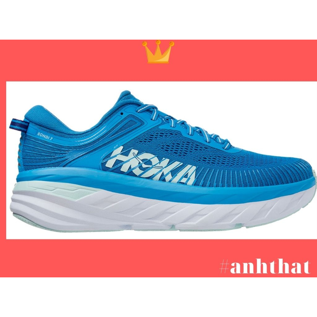 giầy thể thao HOKA Màu xanh dành cho cả nam nữ,nhẹ, đế êm thoang khí khử mùi chân cực đẹp