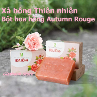 Xà bông Sinh Dược Hoa Hồng,Xà phòng thiên nhiên handmade ROSE SOAP, dưỡng da sáng da từ bột hoa hồng