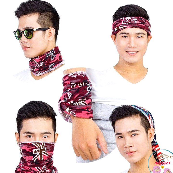 Khăn Đa Năng Chống Nắng Cao Cấp - Đi Phượt Đi Xe Máy Vải Mềm Mại Dày Dặn - Màu Trơn Nhiều Màu Giao màu ngẫu nhiên