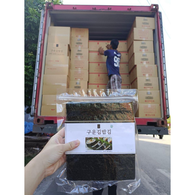 Lá kim Kwook 100 lá dai ngon cuốn gimbap Hàn Quốc