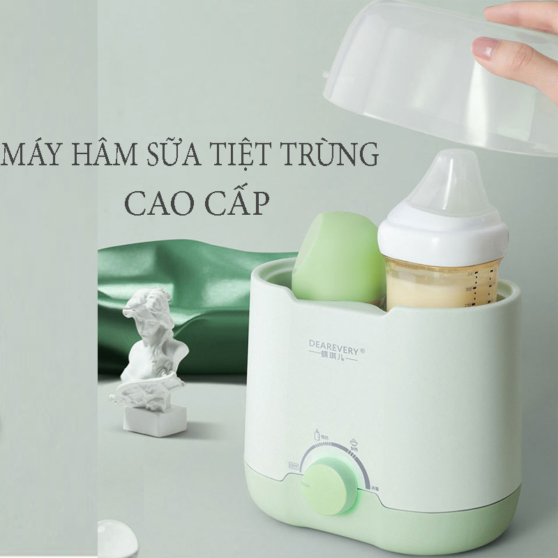Máy Hâm ủ Sữa Đôi Đa Năng - Dùng được tất cả các loại bình, Tiệt Trùng, Ủ Cháo Hàng Xuất khẩu, Máy hâm sữa làm ấm