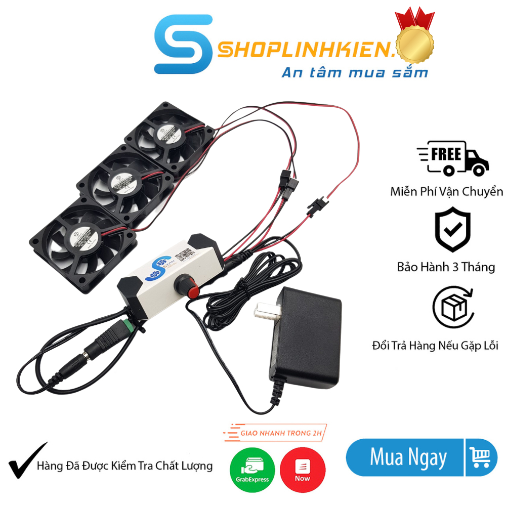 Quạt thủy sinh Bộ Quạt Hút Mùi 12V 6CM Tản Nhiệt Làm Mát Điện Thoại  Bể Cá Thú Nuôi ShopThongMinh5.0