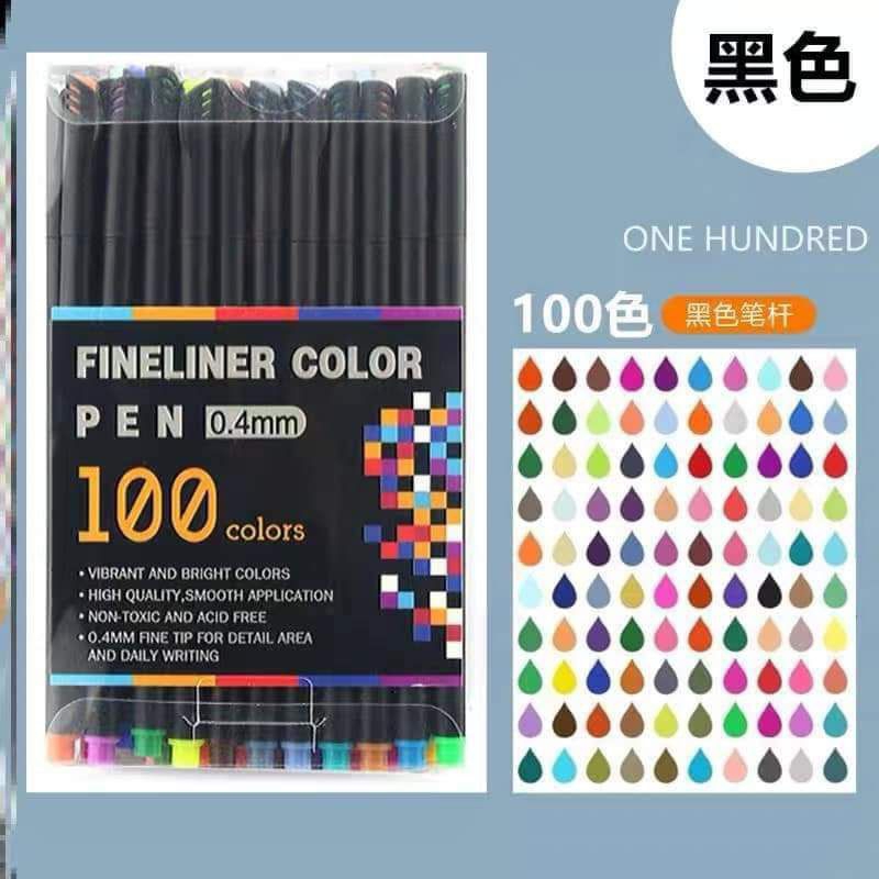 🌟Bút Fineliner Color set 100 màu