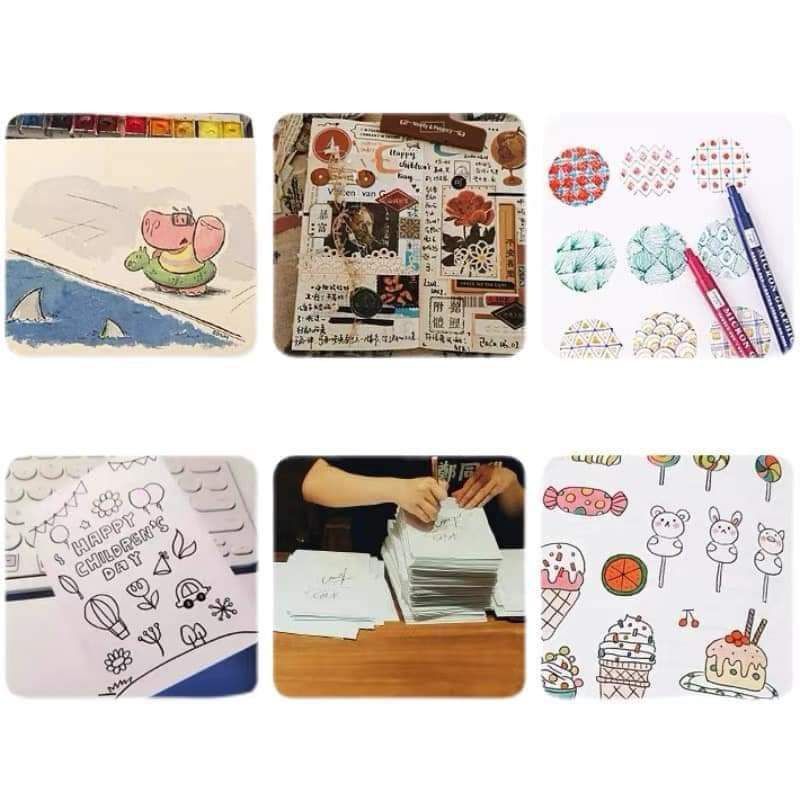 🌟Bút Fineliner Color set 100 màu