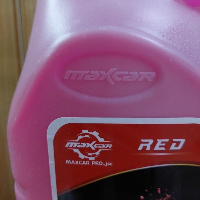 Nước làm mát động cơ Maxxi Coolant 5 Lít màu đỏ dùng cho ô tô, xe máy