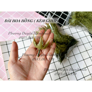 100 CÁI ĐÀI NHỰA HOA HỒNG CÓ KÈM GHIM