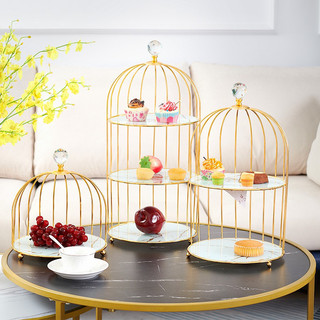 Khay bánh cupcake hình lồng chim 88 , khay kệ đa năng lồng chim Huydecor