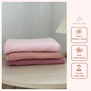 Vải muslin trơn Nhà Vải Linen