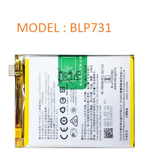 Pin điện thoại Oppo RENO 5 PRO  BLP731
