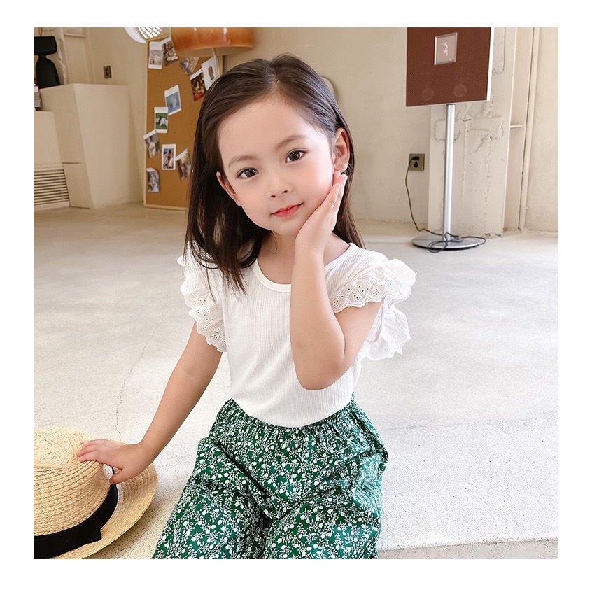 Áo phối tay ren trẻ em size đại BBkids A09